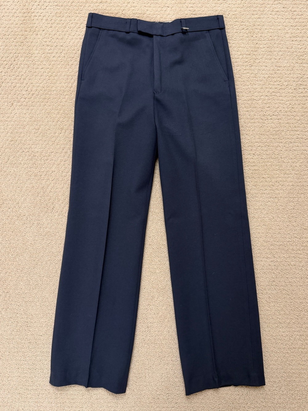 Vintage 70s Sears Right On Designers Collection Navy Dress Pants 30W